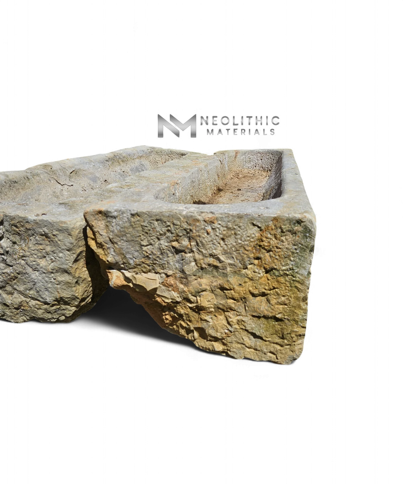 French Antique 19th Century Limestone Trough - Image 4